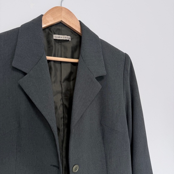 Vintage Tailored Longline Blazer - Picture 2 of 3